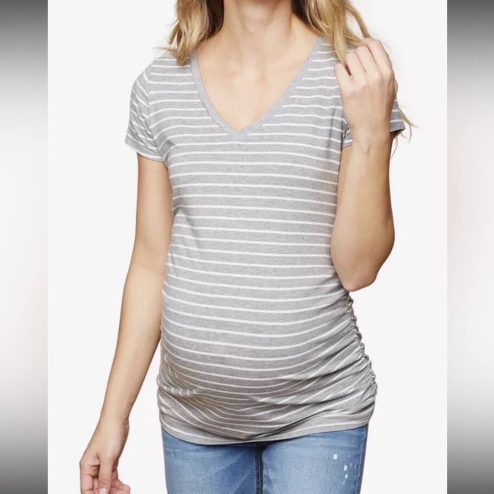 Motherhood Maternity V-Neck Top - Picture 3 of 10